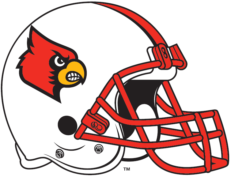 Louisville Cardinals 2007-2008 Helmet Logo iron on transfers for T-shirts